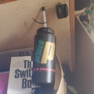 Prince Black and Gold Sports Bottle